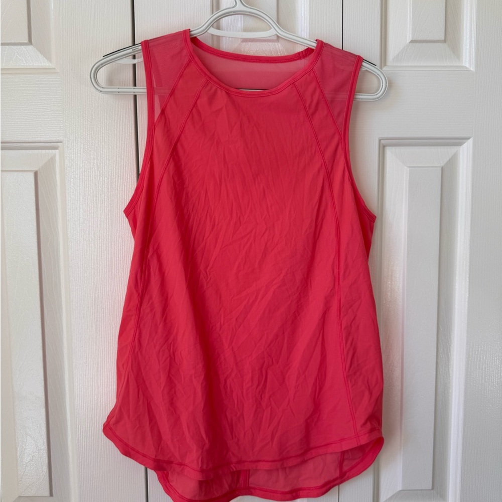 Lululemon Athletica Pink Sleeveless Tank Top